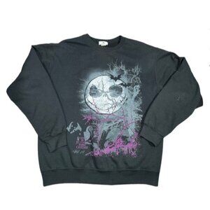 Disney Parks Nightmare Before Christmas Crew Neck Sweatshirt Size Large